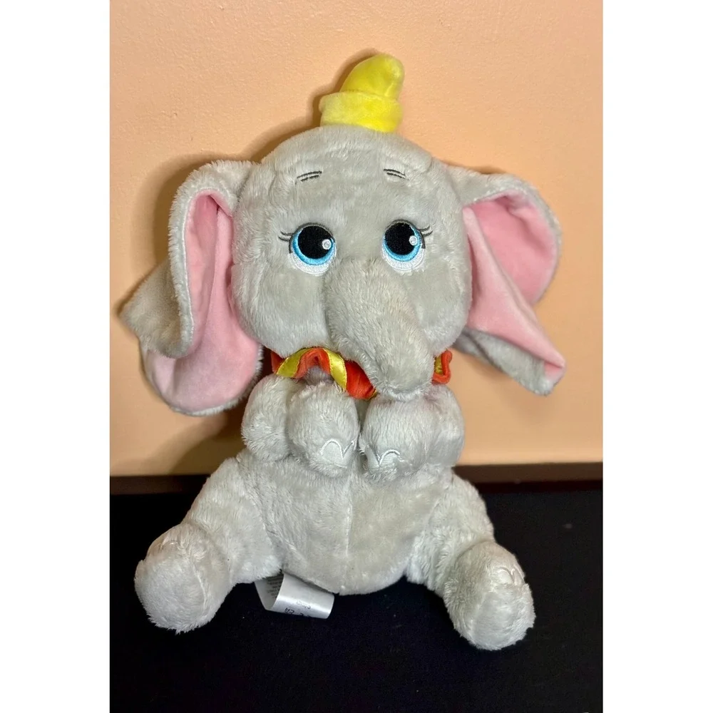 Disney Parks Dumbo Babies Plush Stuffed Animal with Removable Swaddle Pouch 10in